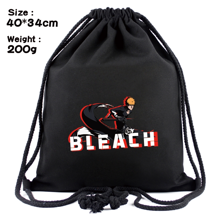 Bleach Anime Coloring Book Drawstring Backpack 40X34cm 200g