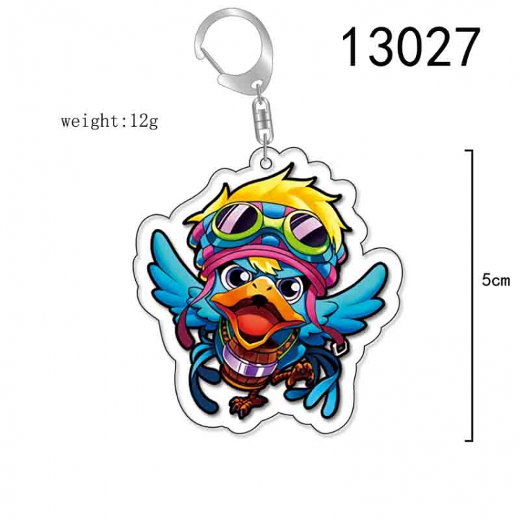 One Piece Anime Acrylic Keychain Charm price for 5 pcs 13027