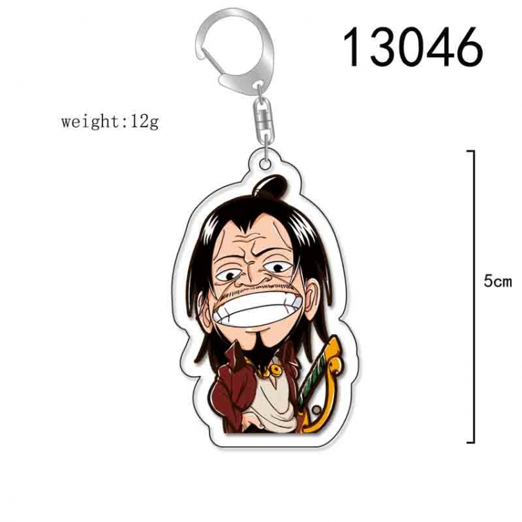 One Piece Anime Acrylic Keychain Charm price for 5 pcs 13046