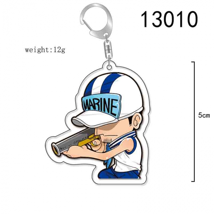 One Piece Anime Acrylic Keychain Charm price for 5 pcs 13010