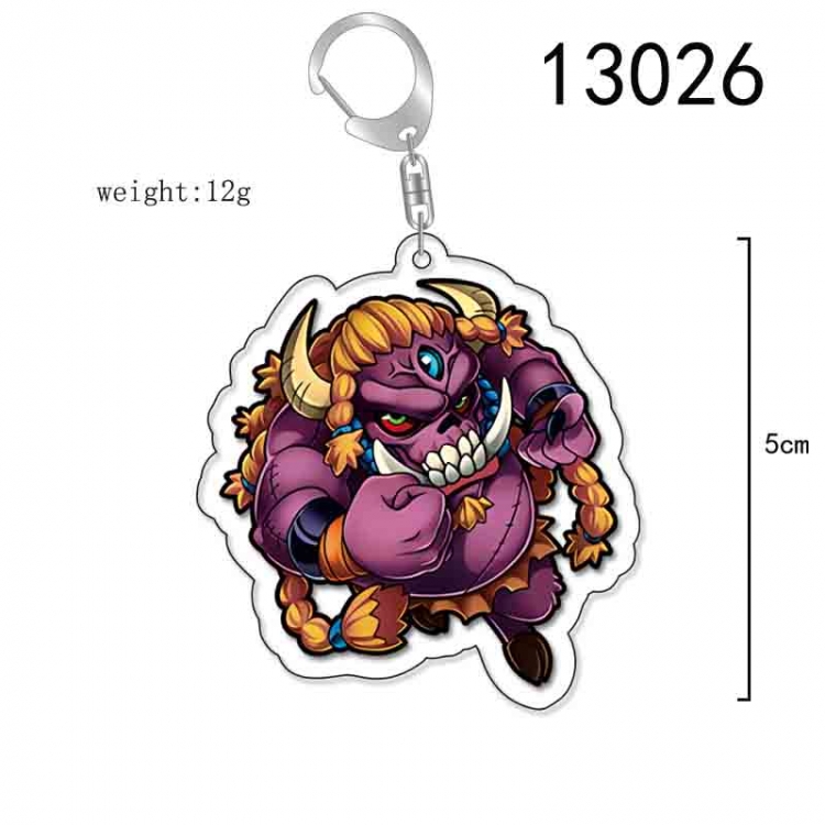 One Piece Anime Acrylic Keychain Charm price for 5 pcs 13026