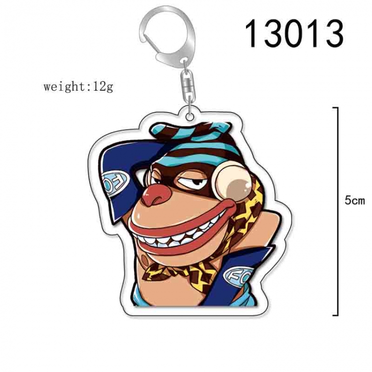 One Piece Anime Acrylic Keychain Charm price for 5 pcs 13013