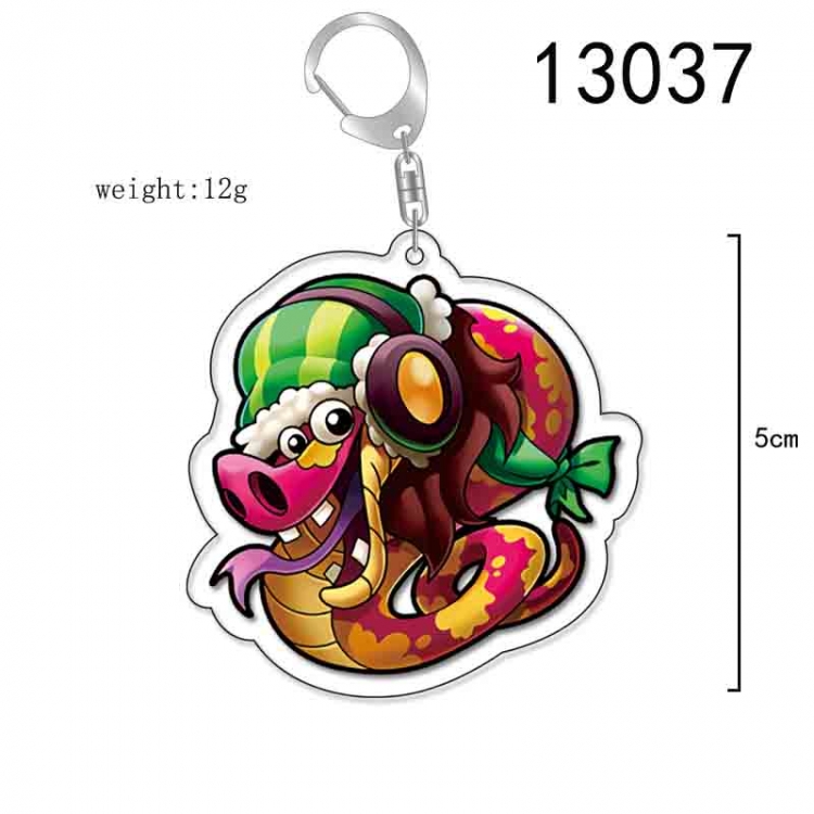 One Piece Anime Acrylic Keychain Charm price for 5 pcs 13037