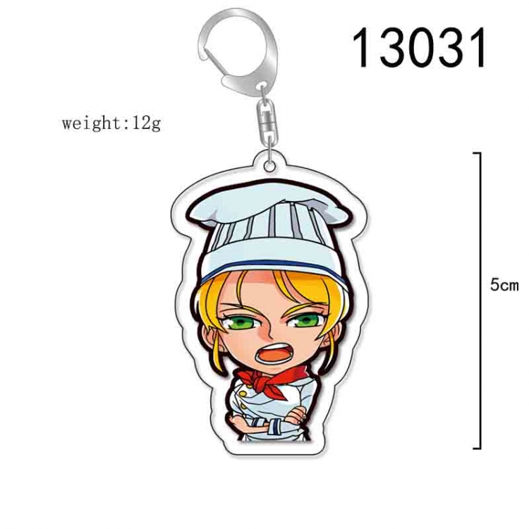 One Piece Anime Acrylic Keychain Charm price for 5 pcs 13031