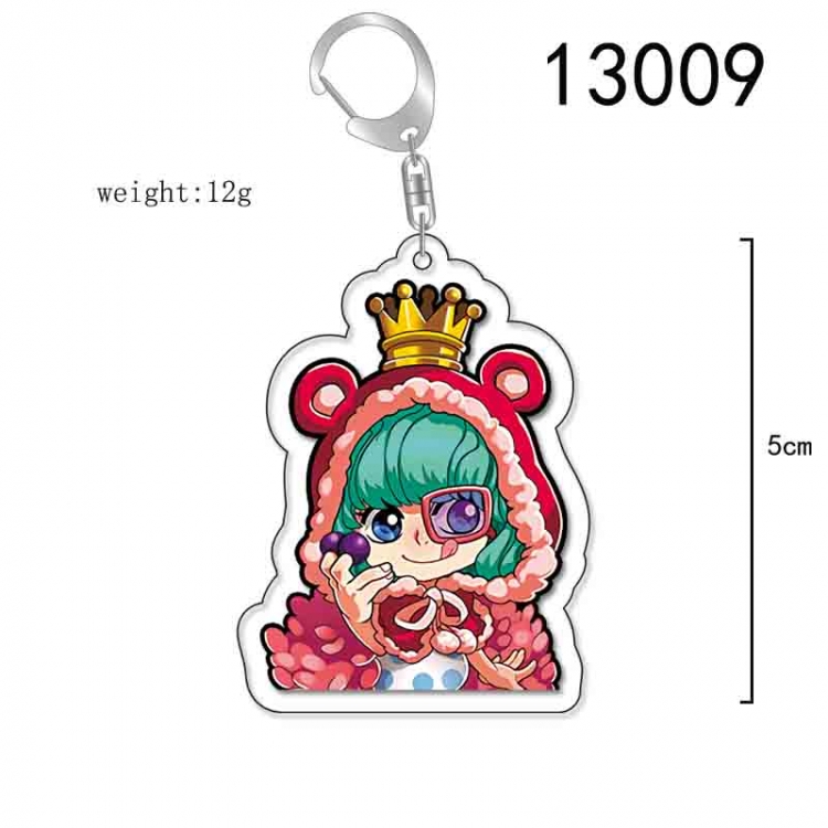 One Piece Anime Acrylic Keychain Charm price for 5 pcs 13009