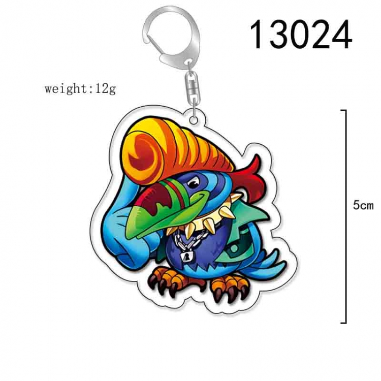 One Piece Anime Acrylic Keychain Charm price for 5 pcs 13024