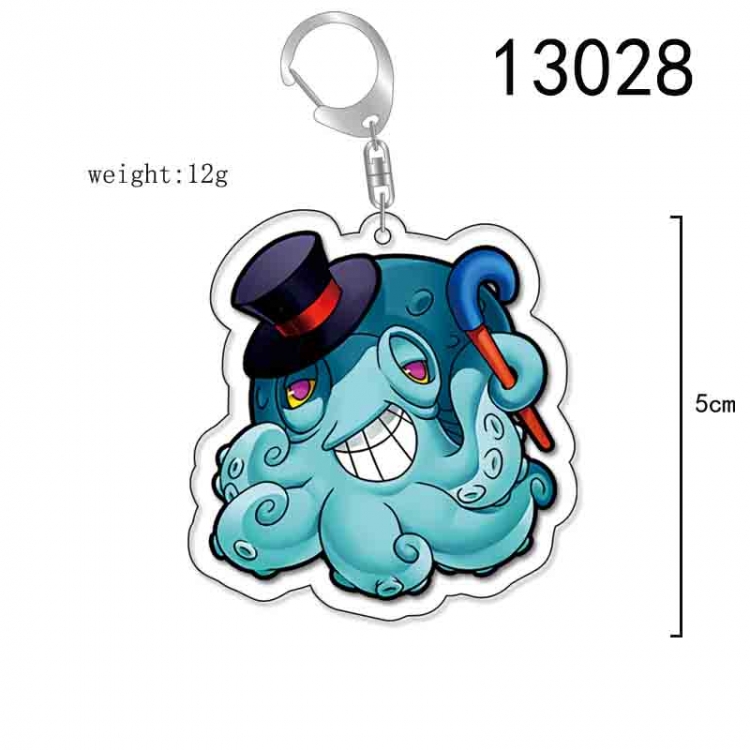 One Piece Anime Acrylic Keychain Charm price for 5 pcs 13028