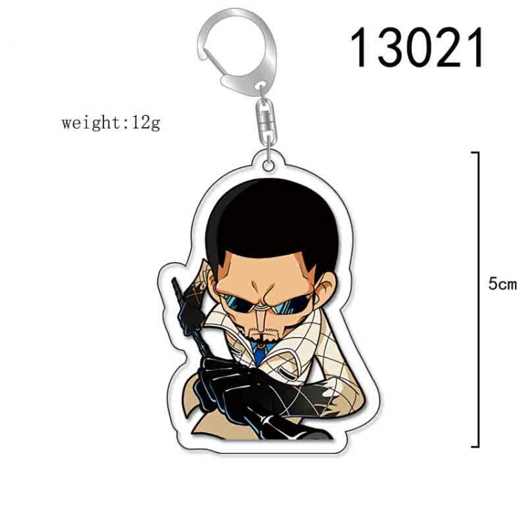 One Piece Anime Acrylic Keychain Charm price for 5 pcs 13021