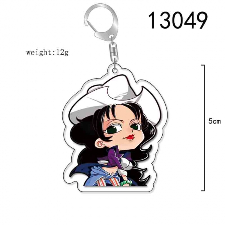 One Piece Anime Acrylic Keychain Charm price for 5 pcs 13049