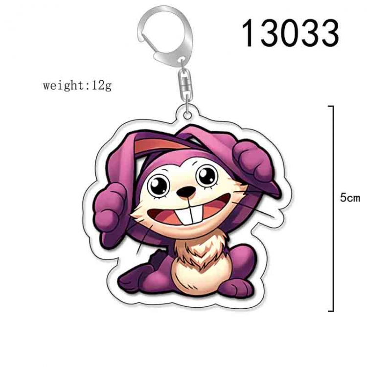 One Piece Anime Acrylic Keychain Charm price for 5 pcs 13033