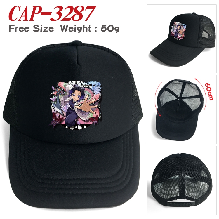 Demon Slayer Kimets Anime mesh cap peaked cap sun hat 60cm  CAP-3287