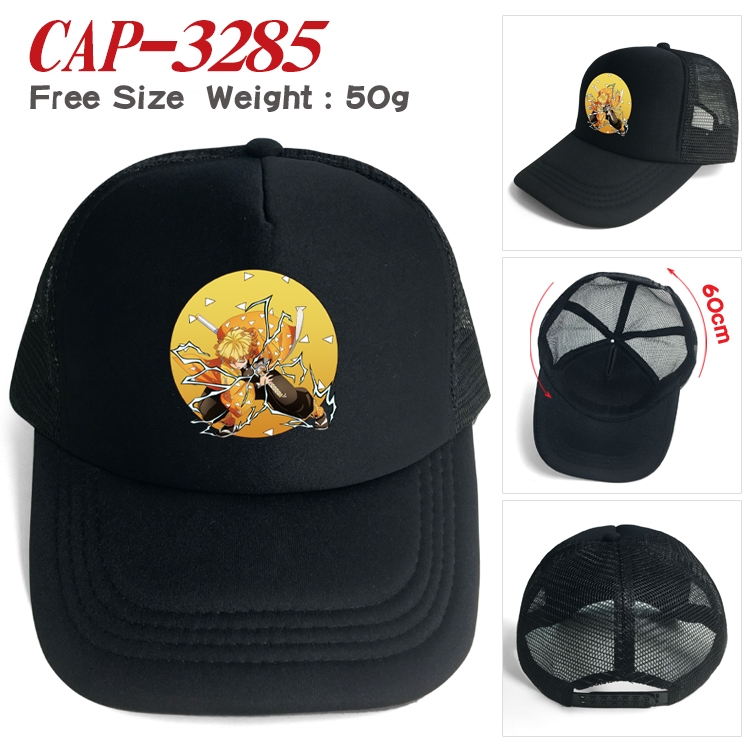 Demon Slayer Kimets Anime mesh cap peaked cap sun hat 60cm CAP-3285