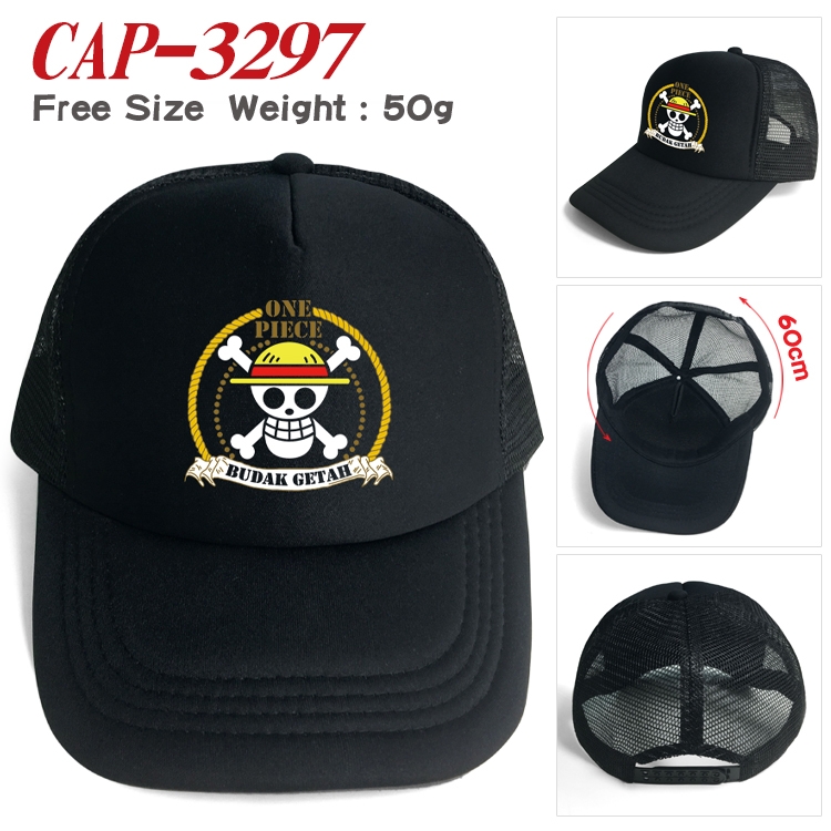 One Piece Anime mesh cap peaked cap sun hat 60cm CAP-3297