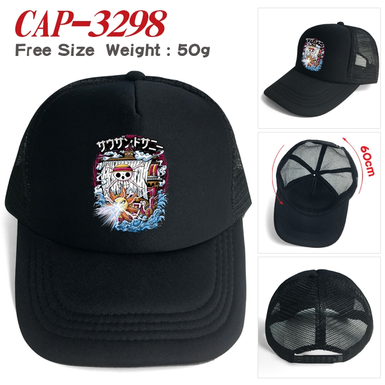 One Piece Anime mesh cap peaked cap sun hat 60cm CAP-3298