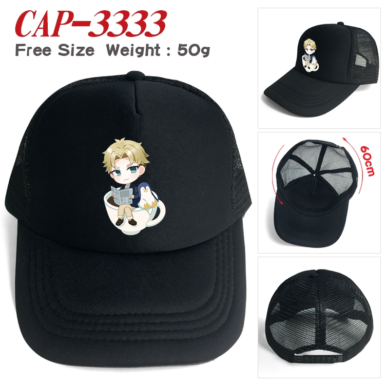 SPY×FAMILY  Anime mesh cap peaked cap sun hat 60cm  CAP-3333