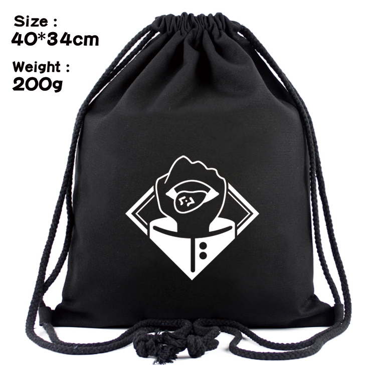 Jujutsu Kaisen Anime Coloring Book Drawstring Backpack 40X34cm 200g