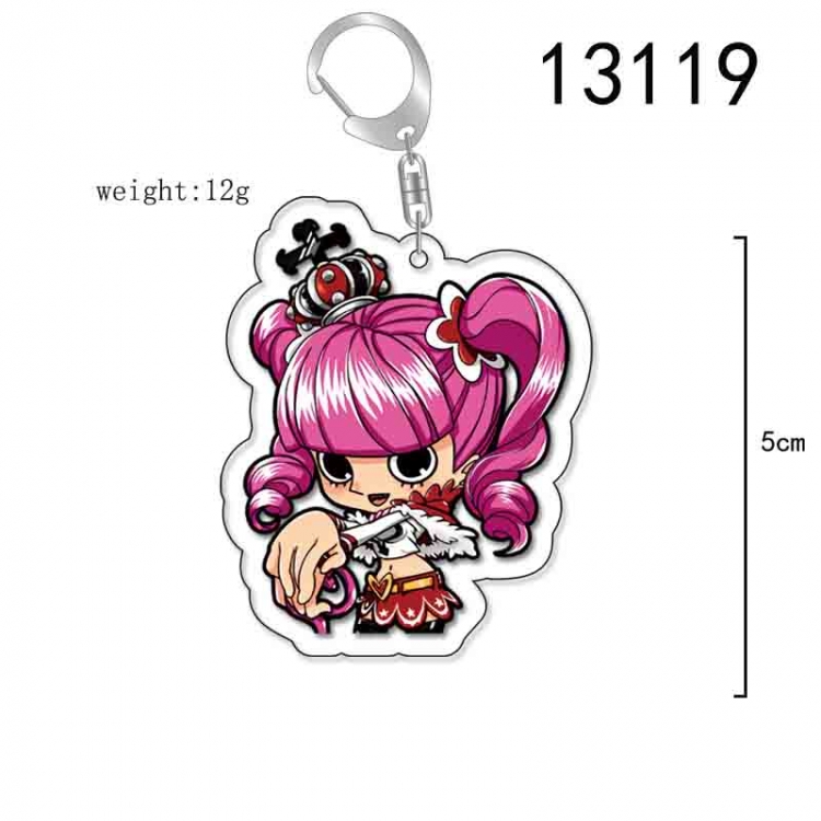 One Piece Anime Acrylic Keychain Charm price for 5 pcs 13119