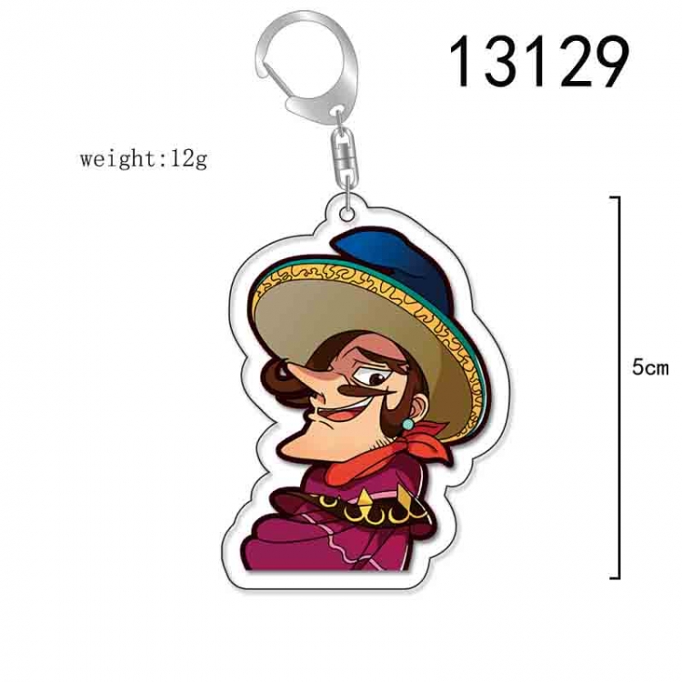 One Piece Anime Acrylic Keychain Charm price for 5 pcs 13129