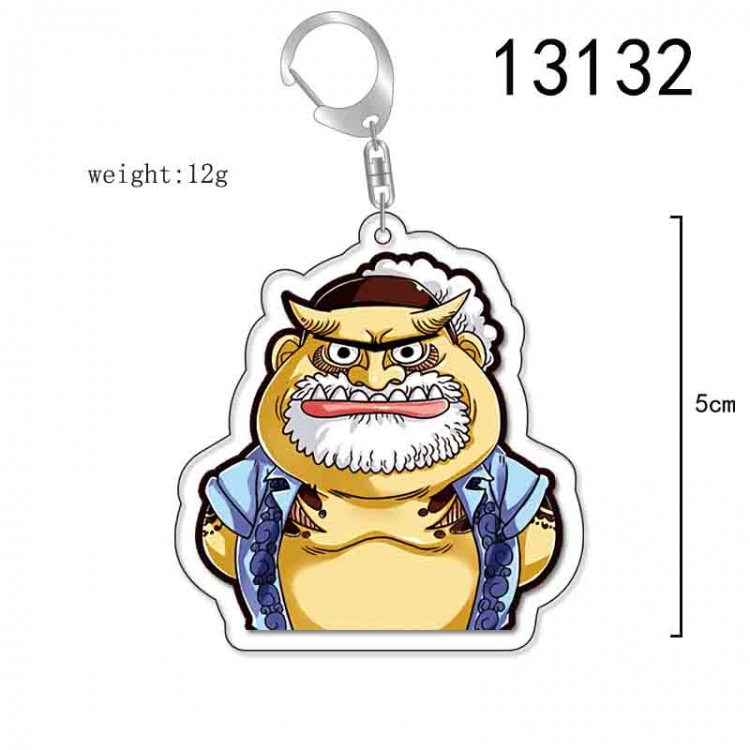 One Piece Anime Acrylic Keychain Charm price for 5 pcs 13132