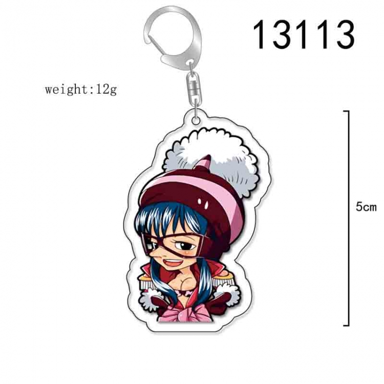 One Piece Anime Acrylic Keychain Charm price for 5 pcs 13113