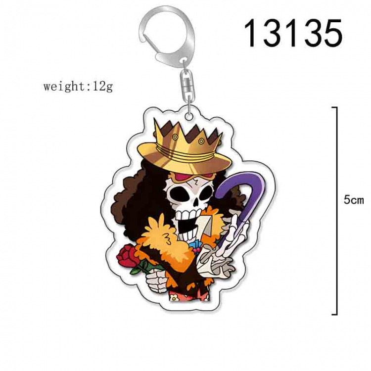 One Piece Anime Acrylic Keychain Charm price for 5 pcs 13135