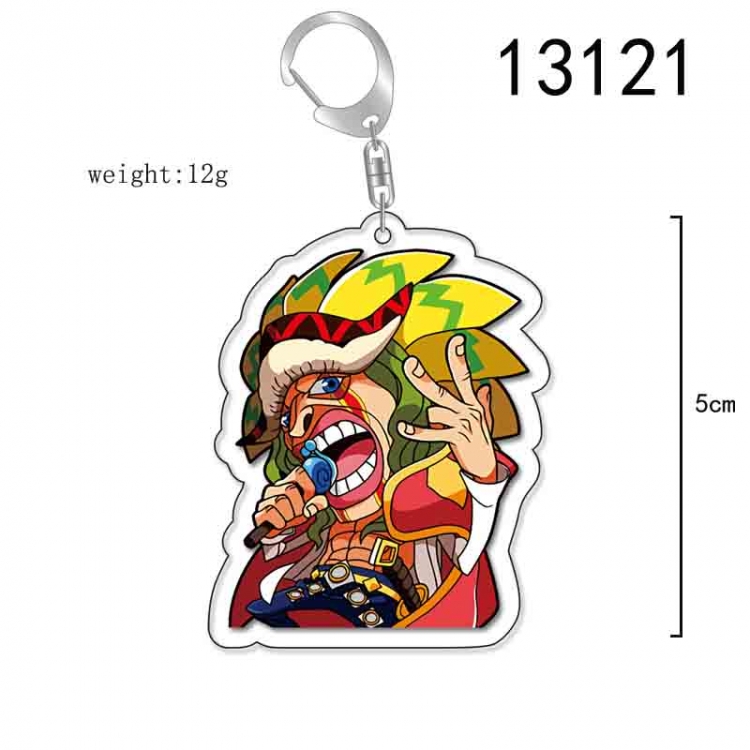 One Piece Anime Acrylic Keychain Charm price for 5 pcs 13121