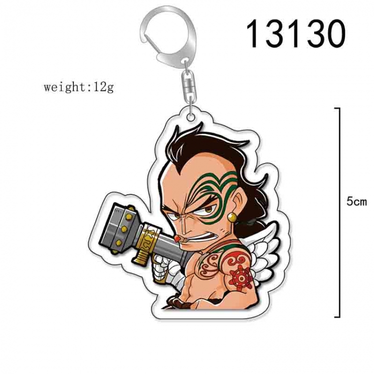 One Piece Anime Acrylic Keychain Charm price for 5 pcs 13130