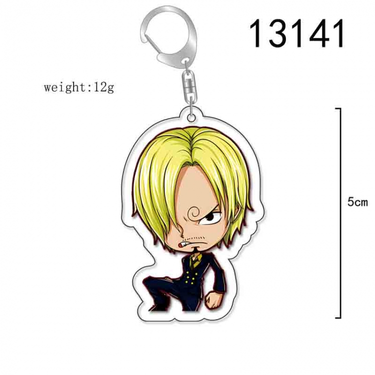 One Piece Anime Acrylic Keychain Charm price for 5 pcs 13141