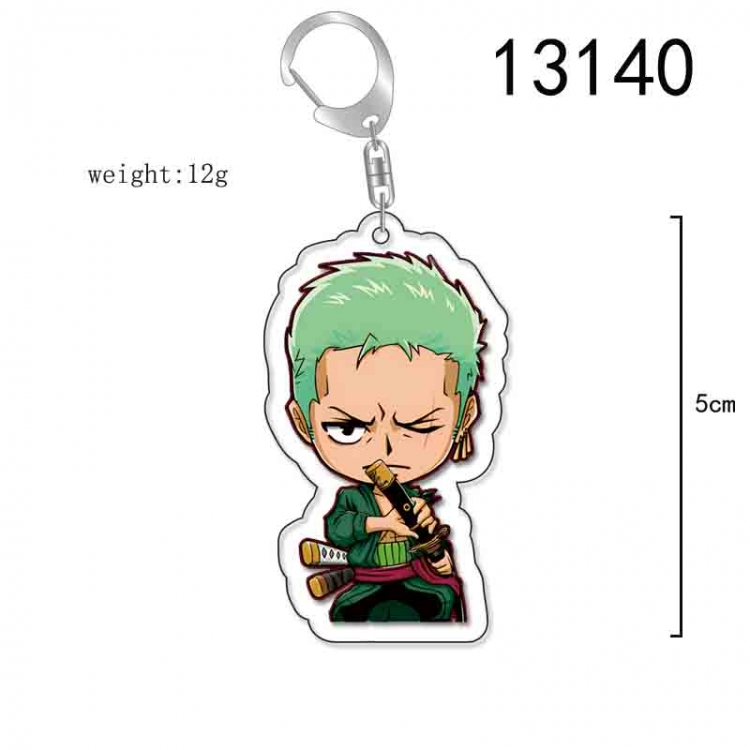 One Piece Anime Acrylic Keychain Charm price for 5 pcs 13140