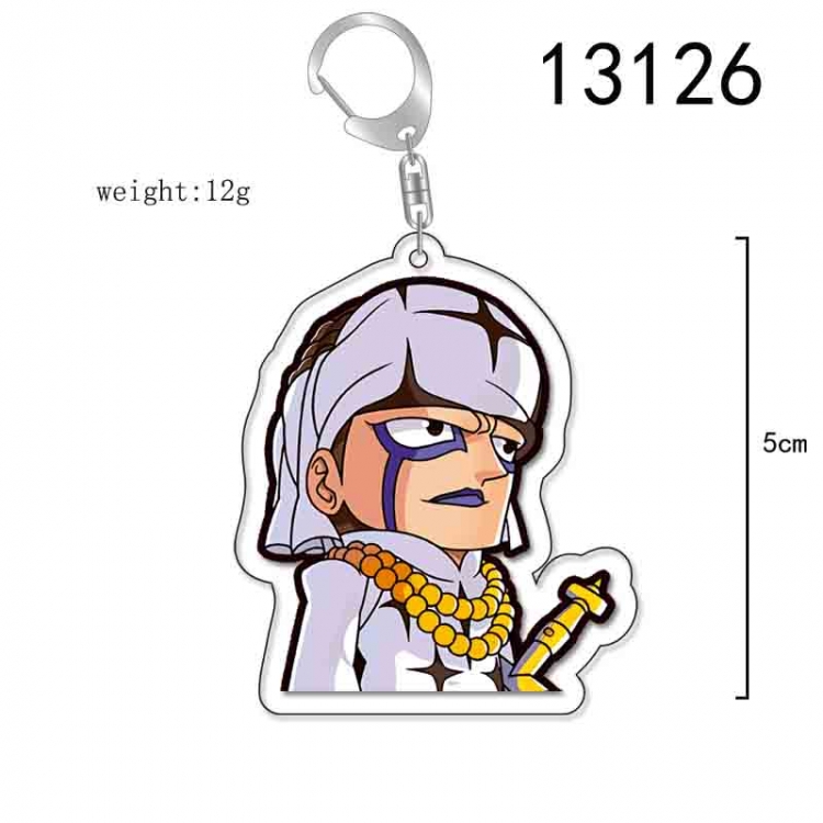 One Piece Anime Acrylic Keychain Charm price for 5 pcs 13126