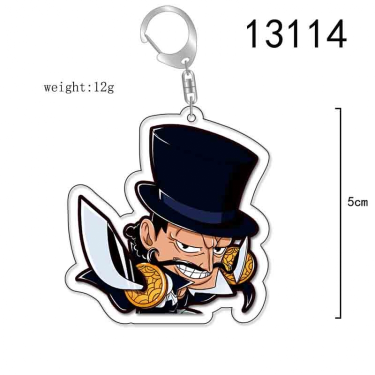 One Piece Anime Acrylic Keychain Charm price for 5 pcs 13114