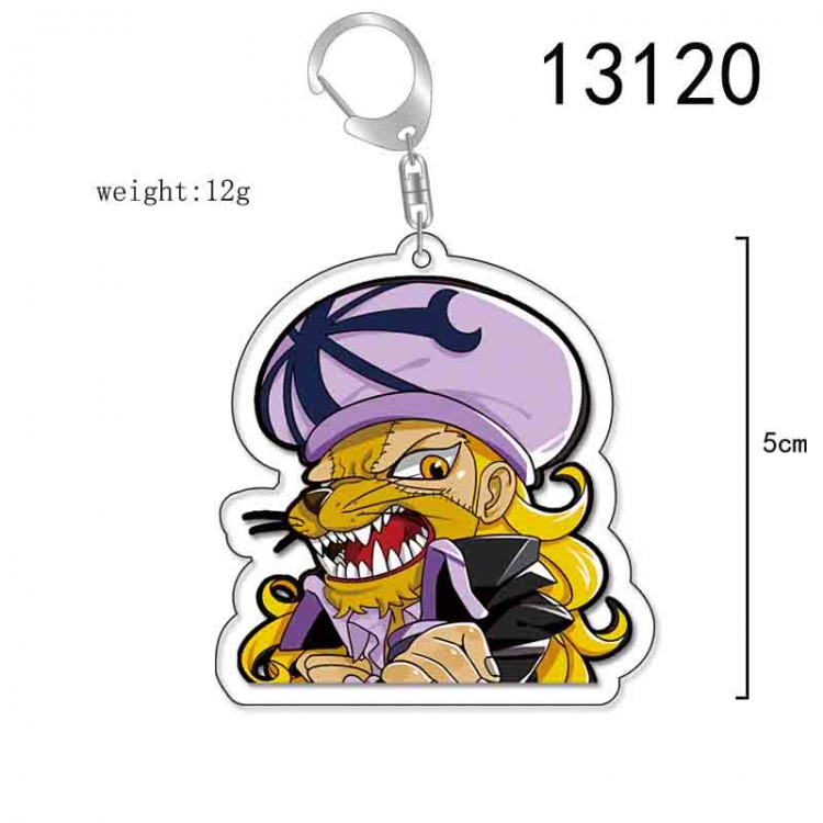 One Piece Anime Acrylic Keychain Charm price for 5 pcs 13120