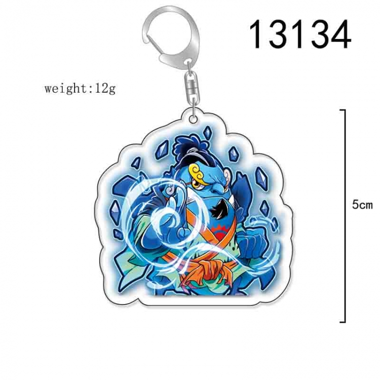 One Piece Anime Acrylic Keychain Charm price for 5 pcs 13134