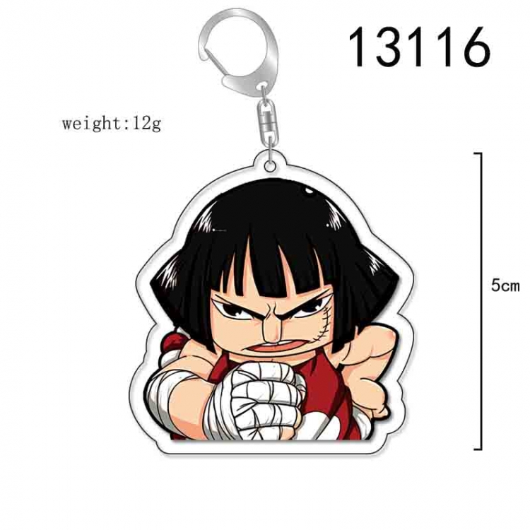 One Piece Anime Acrylic Keychain Charm price for 5 pcs 13116