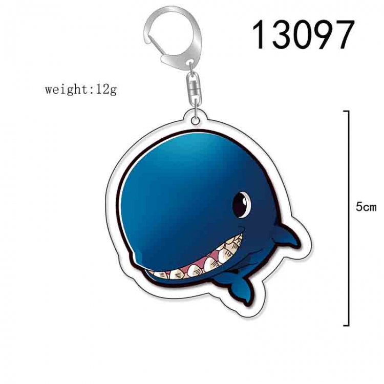 One Piece Anime Acrylic Keychain Charm price for 5 pcs 13097