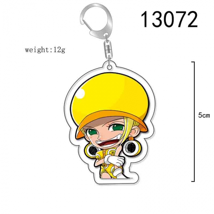 One Piece Anime Acrylic Keychain Charm price for 5 pcs 13072