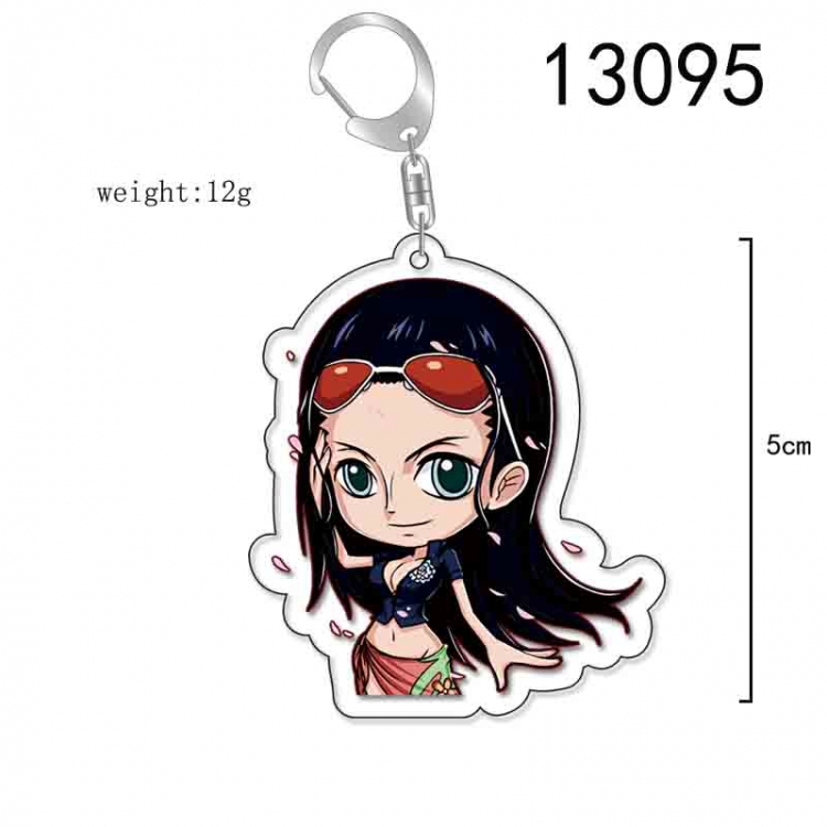 One Piece Anime Acrylic Keychain Charm price for 5 pcs 13095