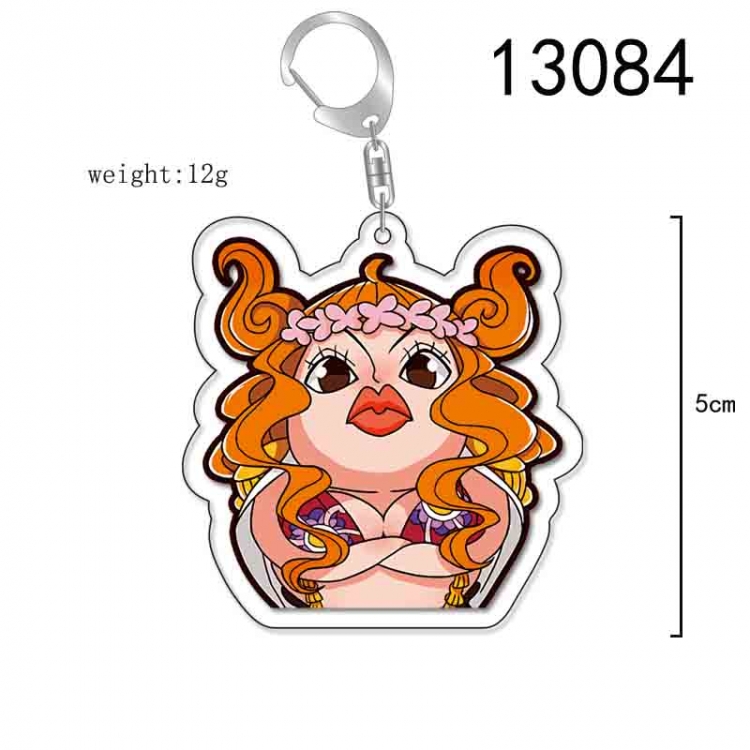 One Piece Anime Acrylic Keychain Charm price for 5 pcs 13084