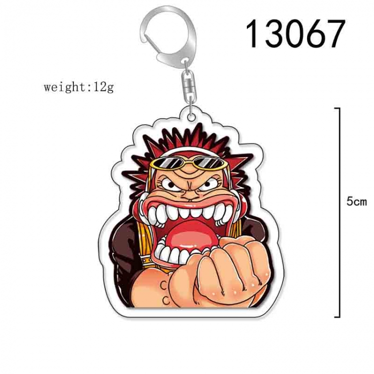 One Piece Anime Acrylic Keychain Charm price for 5 pcs 13067