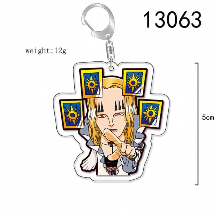 One Piece Anime Acrylic Keychain Charm price for 5 pcs 13063