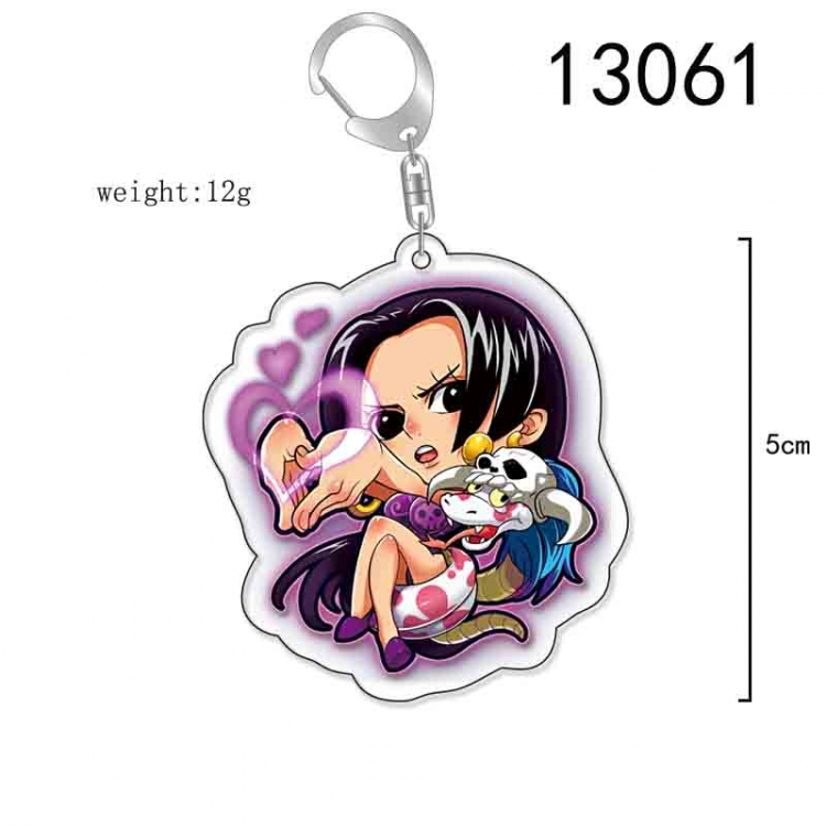 One Piece Anime Acrylic Keychain Charm price for 5 pcs 13061