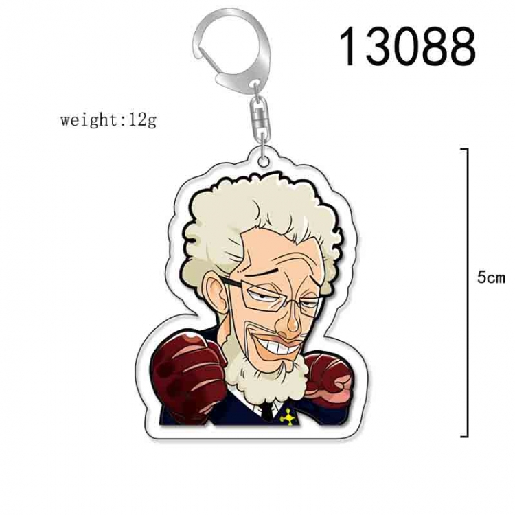 One Piece Anime Acrylic Keychain Charm price for 5 pcs 13088