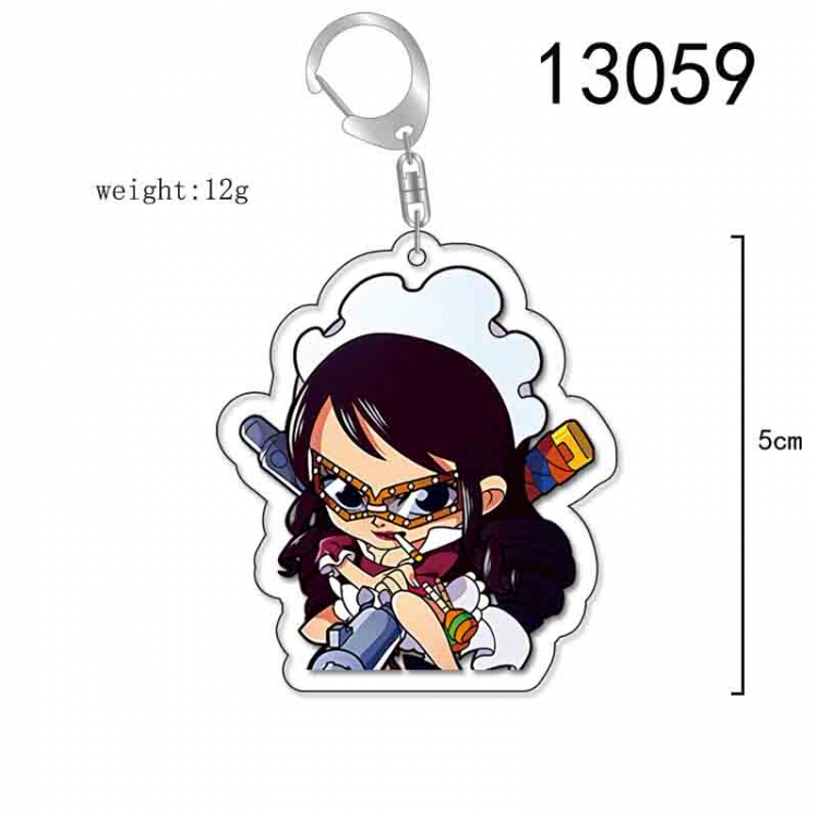 One Piece Anime Acrylic Keychain Charm price for 5 pcs 13059