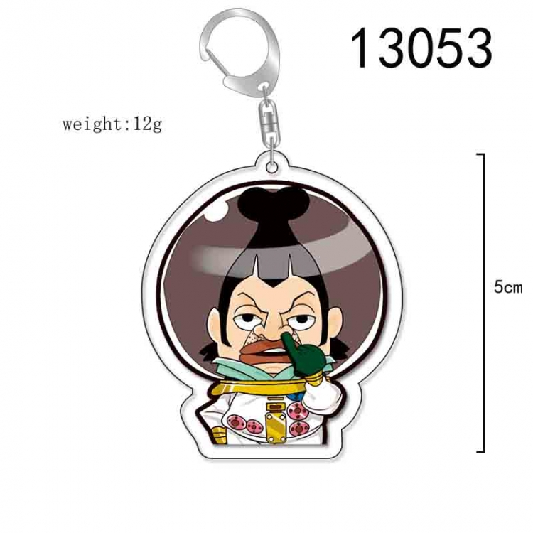 One Piece Anime Acrylic Keychain Charm price for 5 pcs 13053