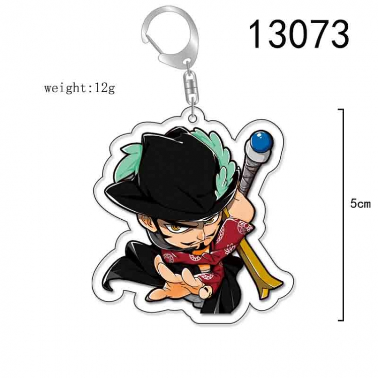 One Piece Anime Acrylic Keychain Charm price for 5 pcs 13073