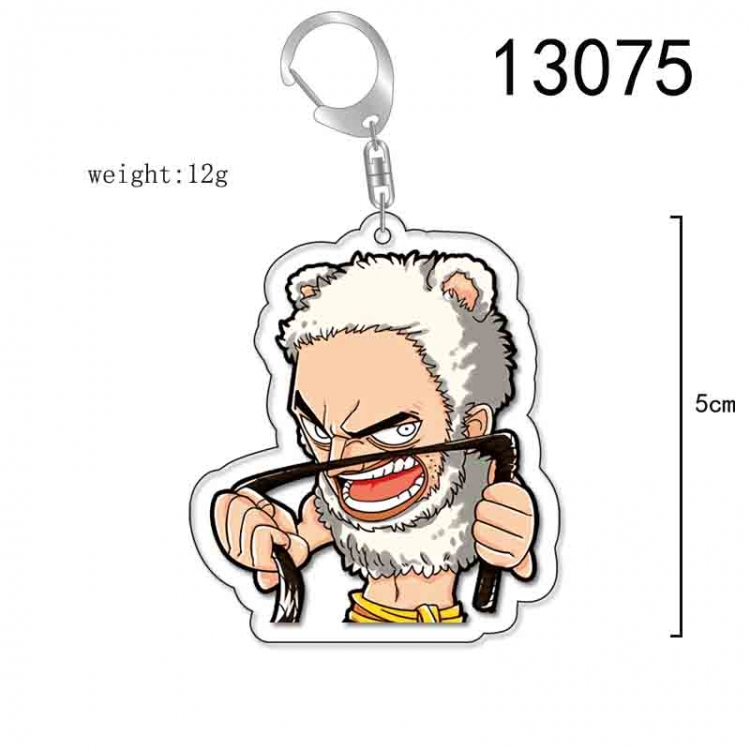 One Piece Anime Acrylic Keychain Charm price for 5 pcs 13075