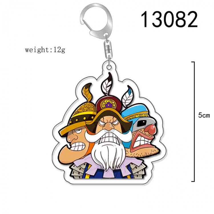 One Piece Anime Acrylic Keychain Charm price for 5 pcs 13082