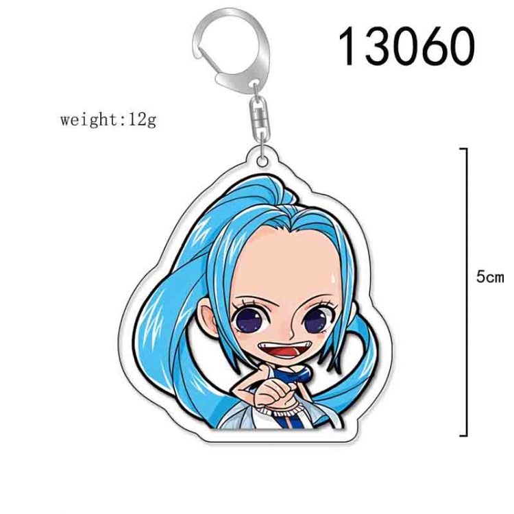 One Piece Anime Acrylic Keychain Charm price for 5 pcs 13060