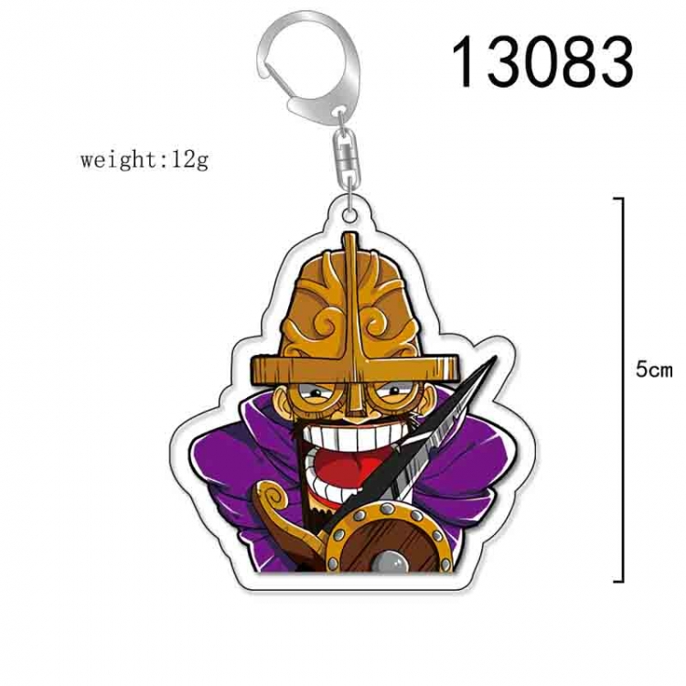 One Piece Anime Acrylic Keychain Charm price for 5 pcs 13083