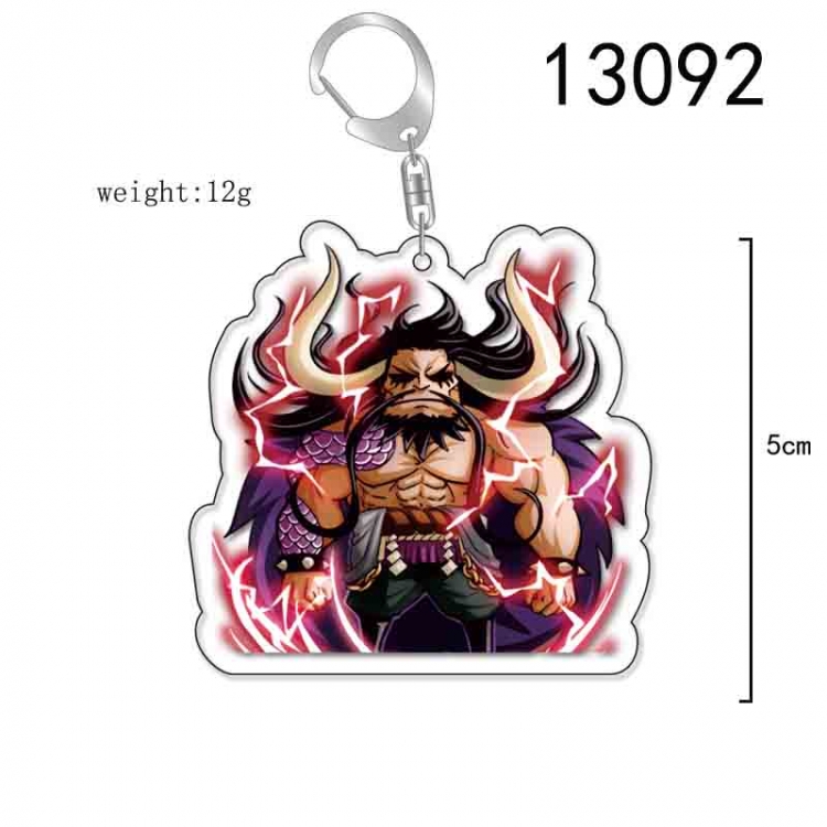 One Piece Anime Acrylic Keychain Charm price for 5 pcs 13092